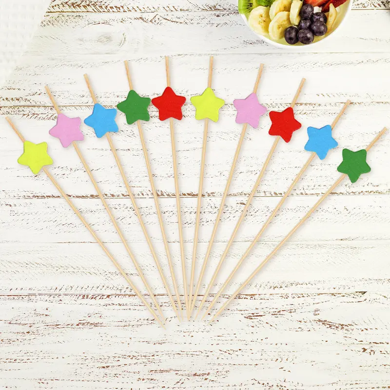 Decoración De San Valentín, Palitos De Estrellas, 10 Pza. 2