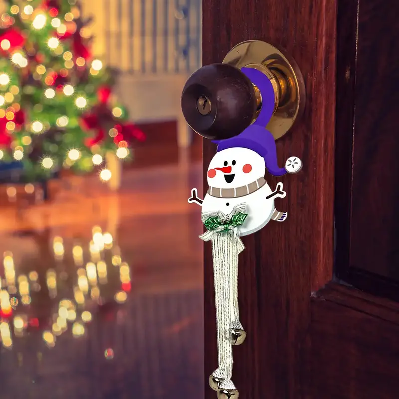 Decoración Navideña Para Perilla, Muñeco De Nieve 1