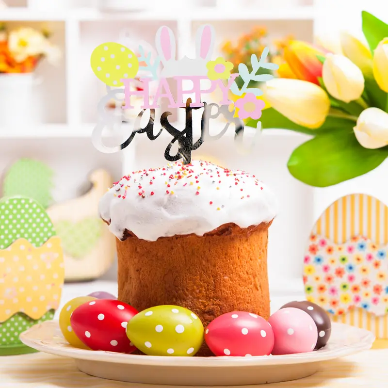 Decoración Para Pastel, Happy Easter 1