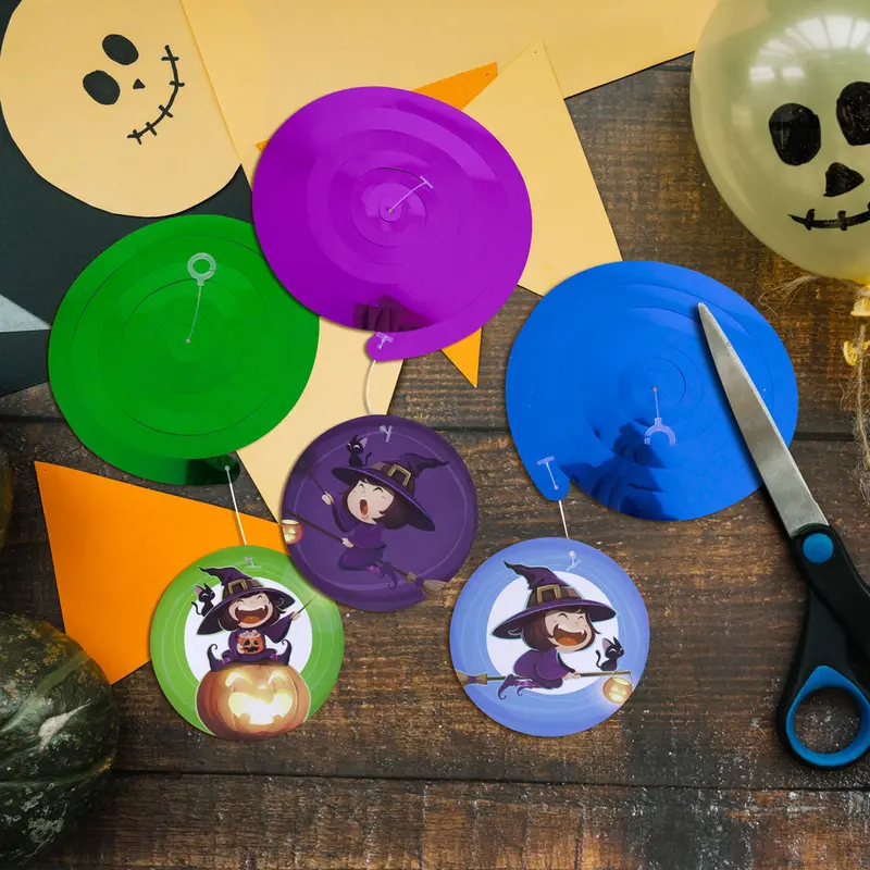 Decoraciones Colgantes En Espiral Para Halloween 1