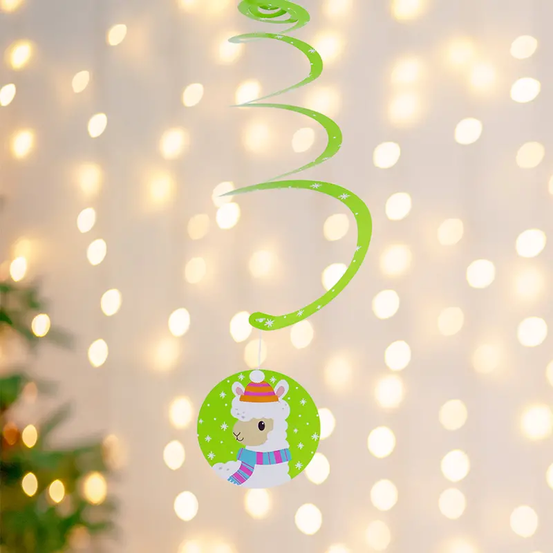 Decoraciones De Papel En Espiral Para Navidad, Pingüino 2