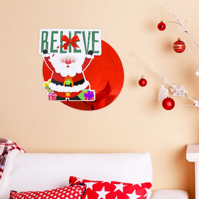 Decoraciones Navideñas Colgantes Con Diseño De Santa Claus 2