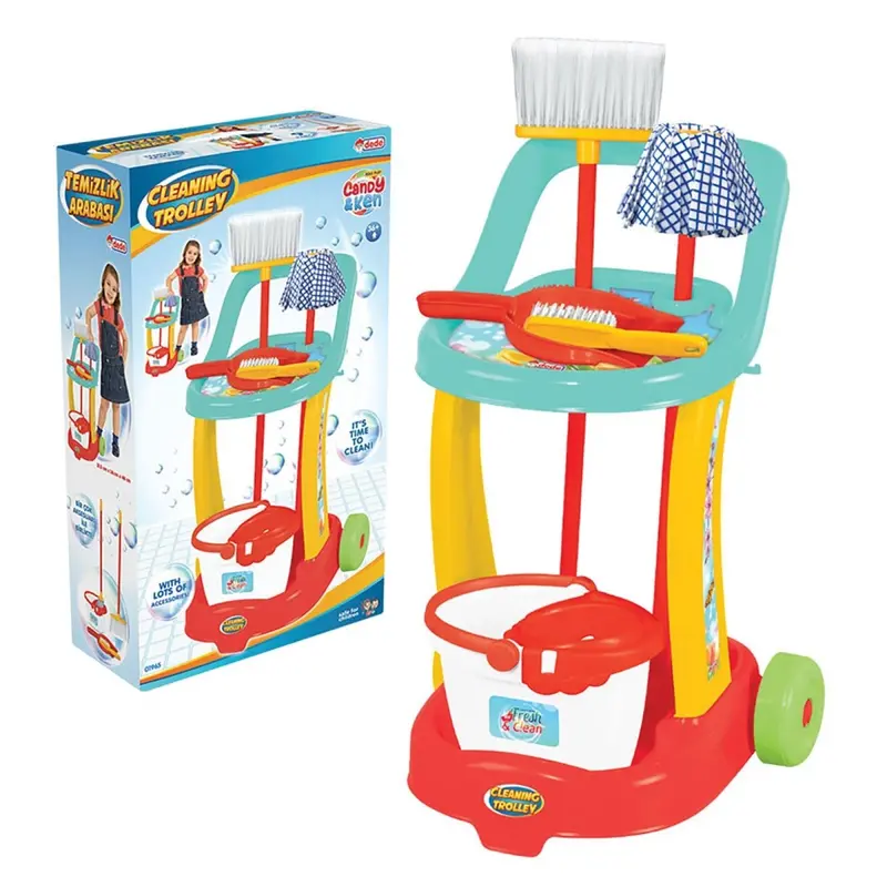 Dede Cleaning Trolley 9 Pcs 1
