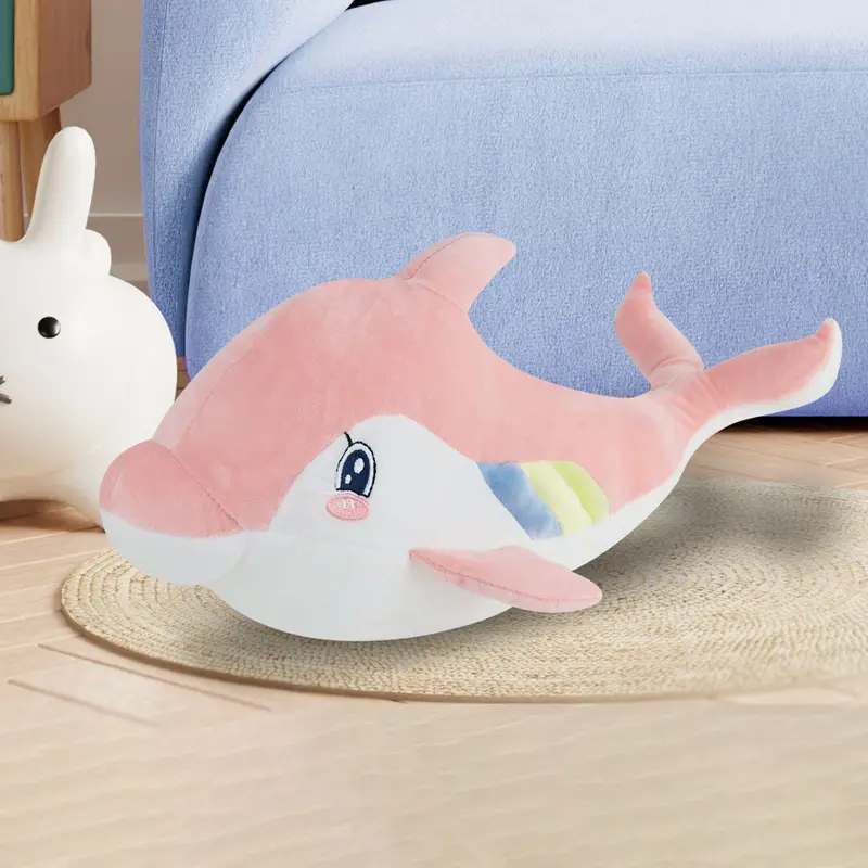 Delfín De Peluche Color Rosa 2