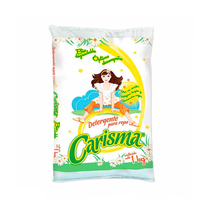Detergente Biodegradable En Polvo Para Ropa, Carisma 1Kg 1
