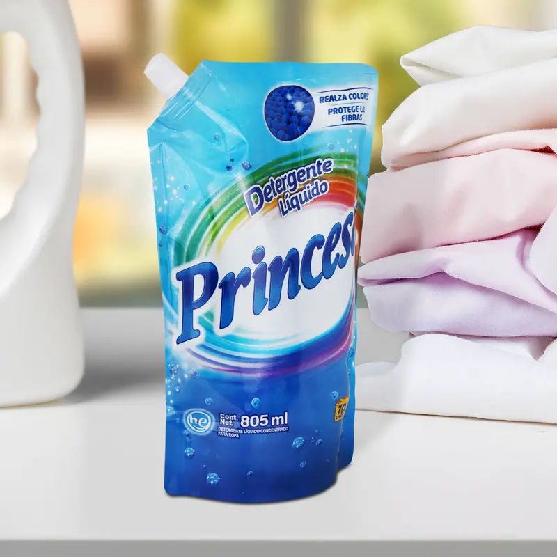 Detergente Líquido Princesa 805Ml 2