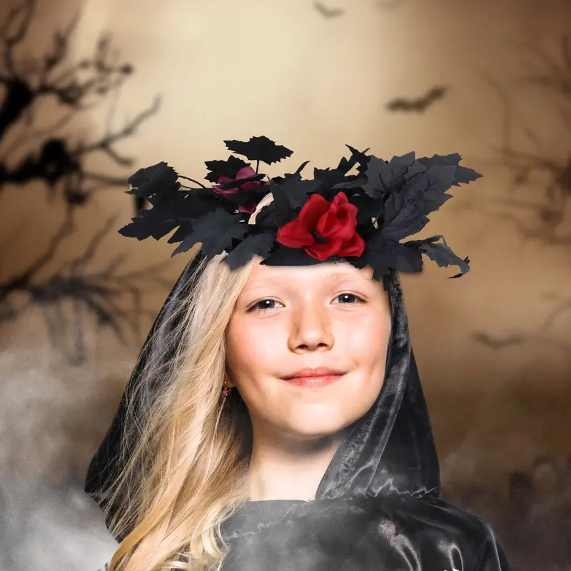 Diadema Con Flores Artificiales 1