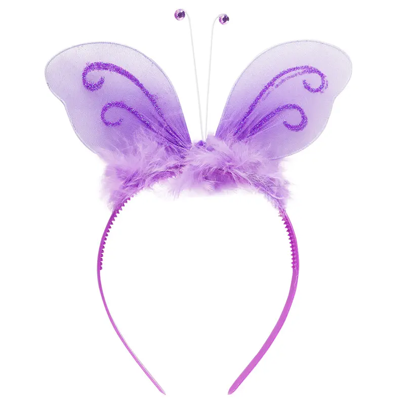Diadema De Mariposa, Color Morado 2