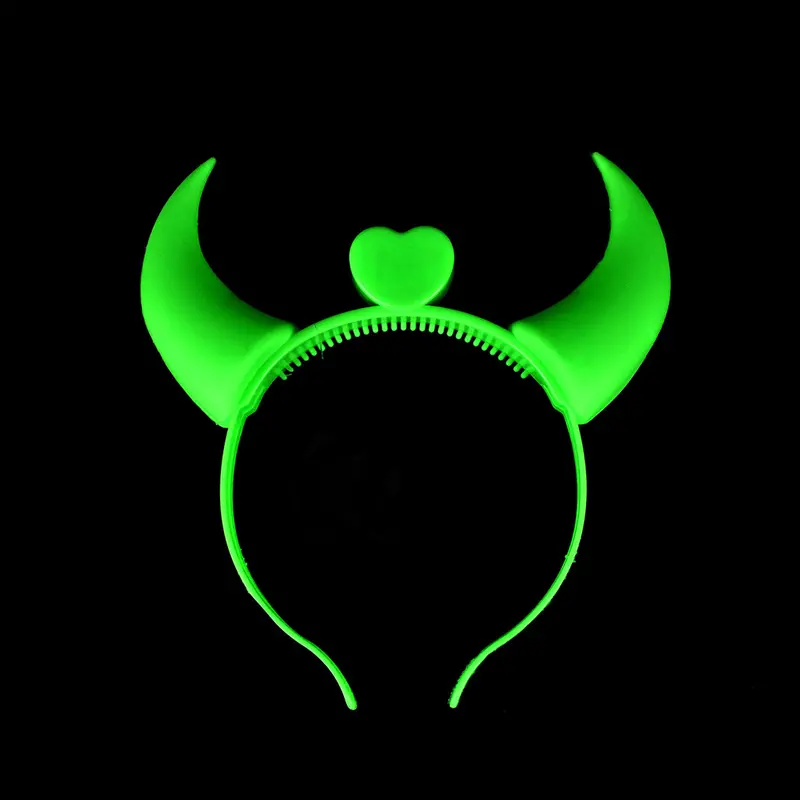 Diadema Para Disfraz Verde Con Luz 1