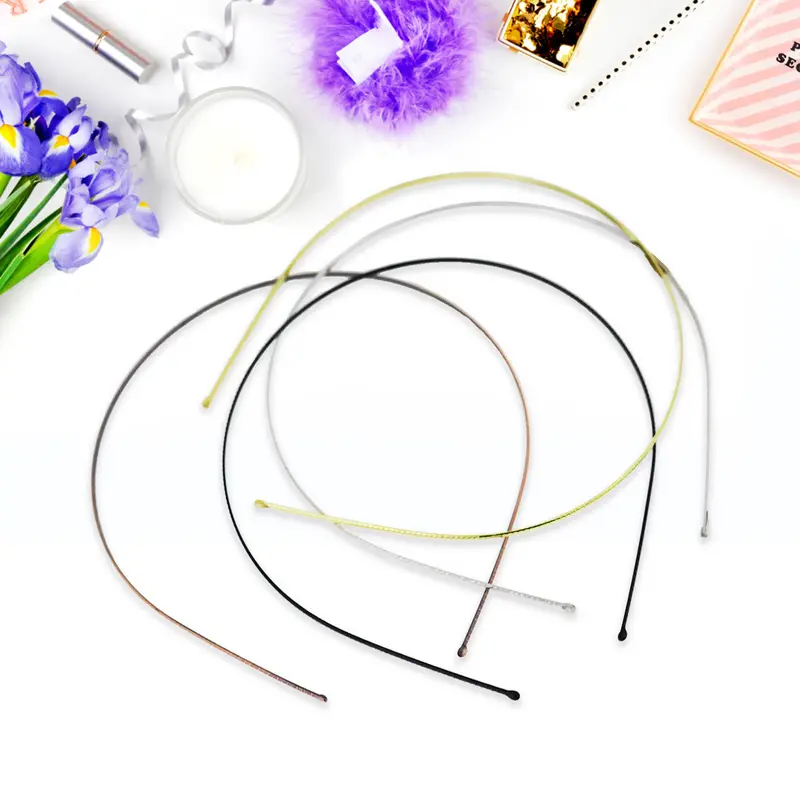 Diademas De Metal Para Mujer, 4 Pzas 1