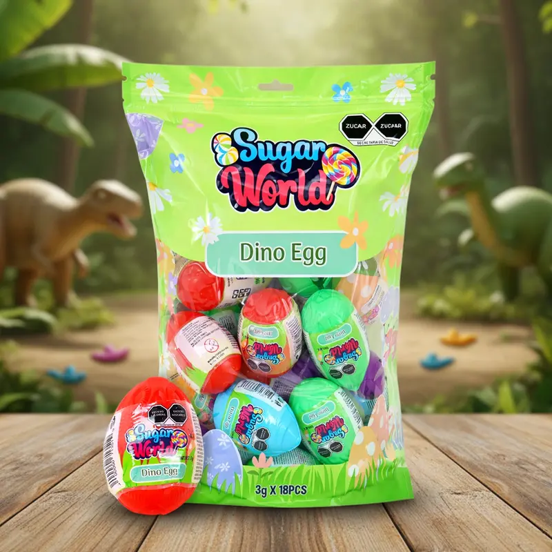 Dino Egg, Huevitos Con Dulces, 54 Gr 1