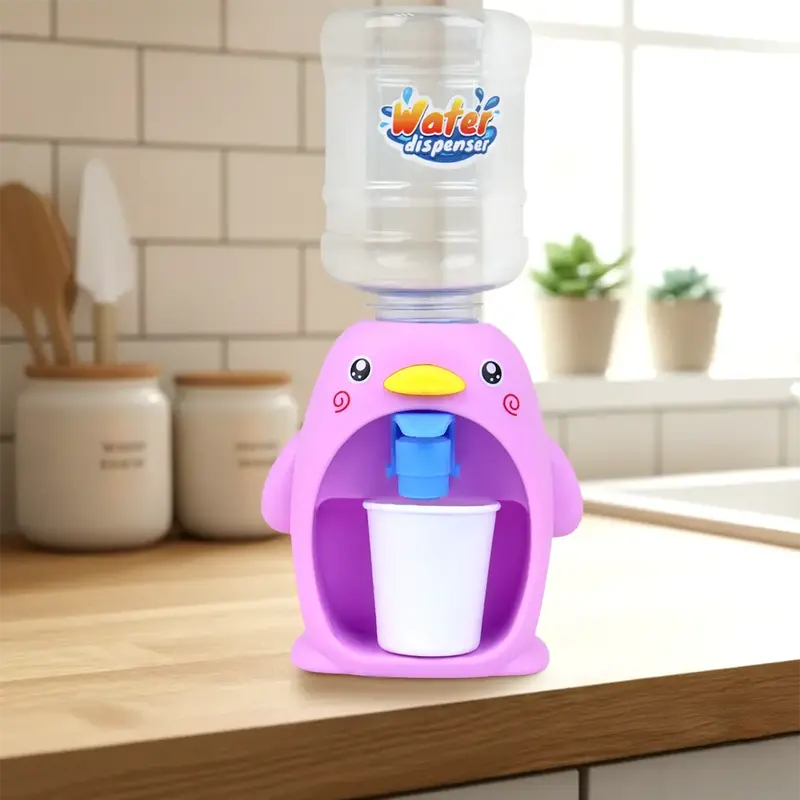 Dispensador De Agua, Pingüino, Color Rosa 2