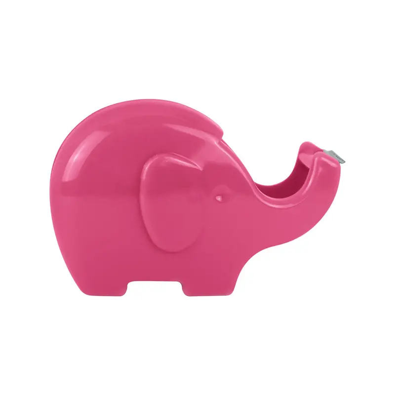 Dispensador De Cinta Adhesiva En Forma De Elefante, Color Rosa 2