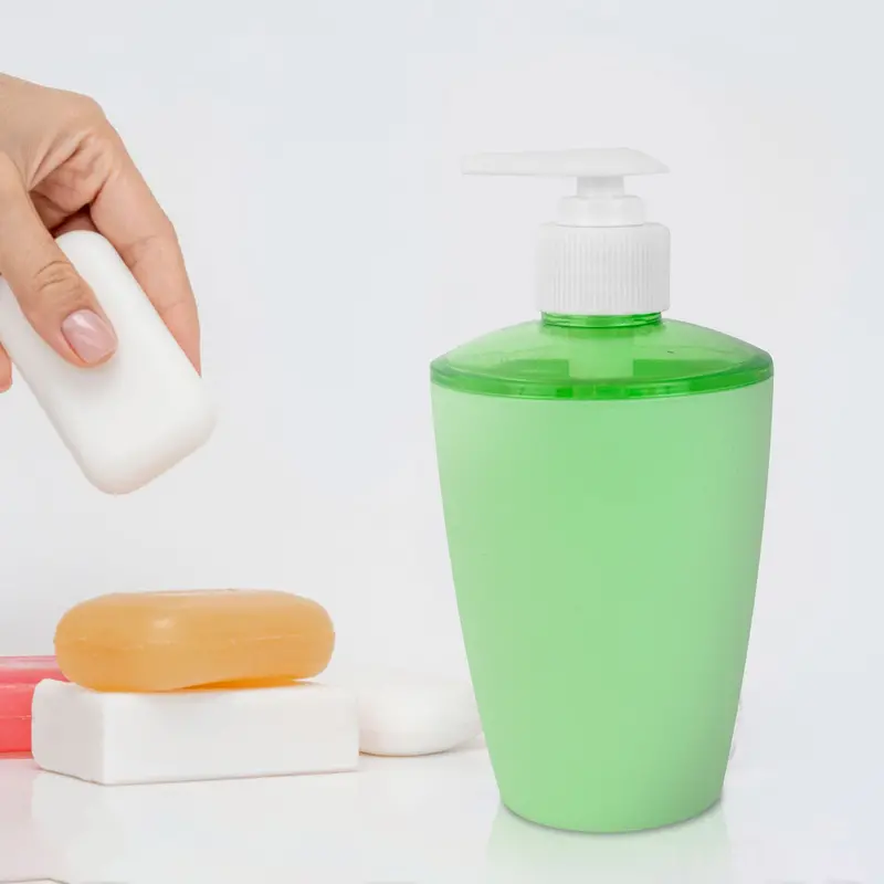 Dispensador De Jabón Líquido Color Lima 300 Ml. 2