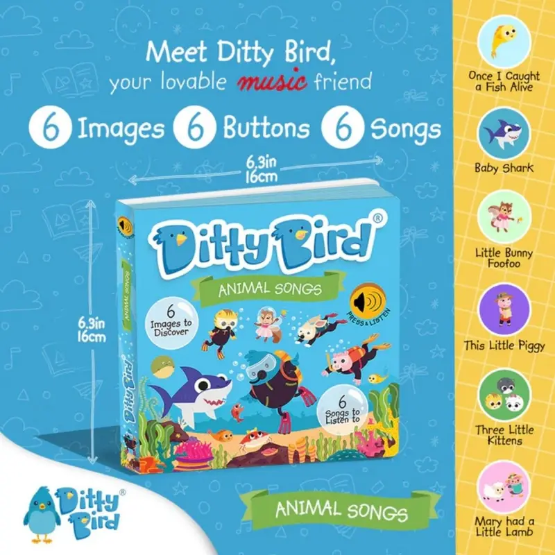 Ditty Bird Animal Songs Book 2