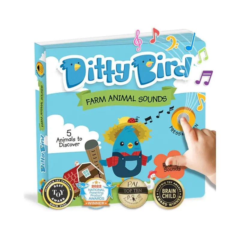 Ditty Bird Farm Animal Sounds Book 1
