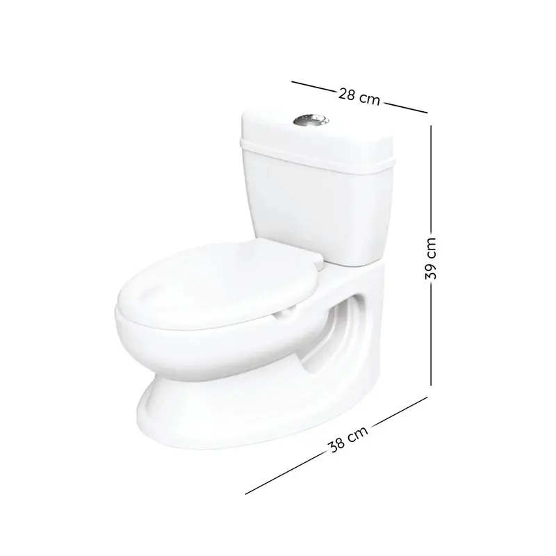 Dolu Educational Baby Potty 18+ Months - White 2