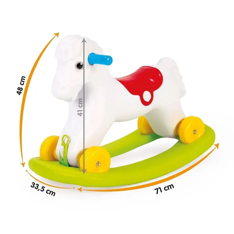 Dolu Rocking Horse With Wheels 2