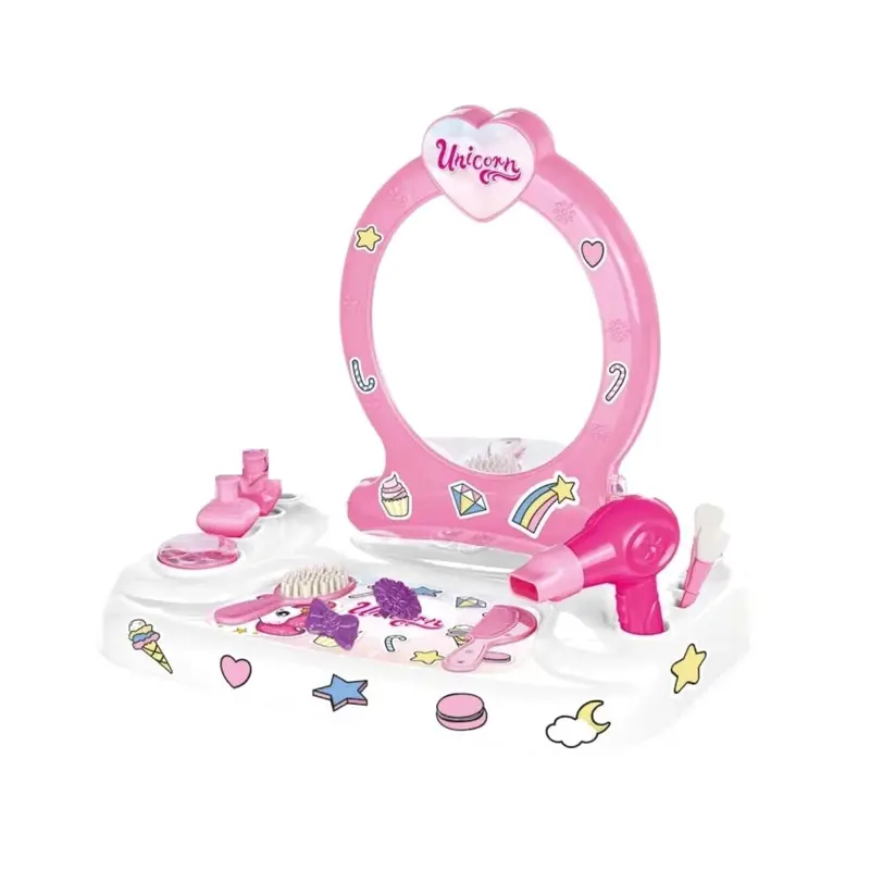Dolu Table Top Vanity Set With Mirror 1