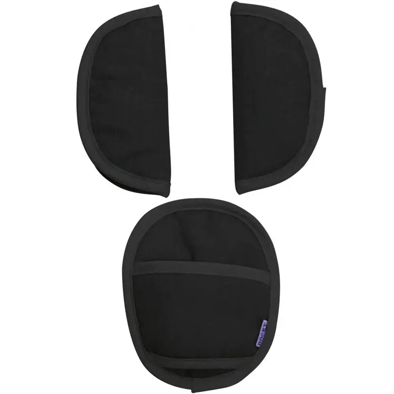 Dooky Universal Strap Pads In Black 1
