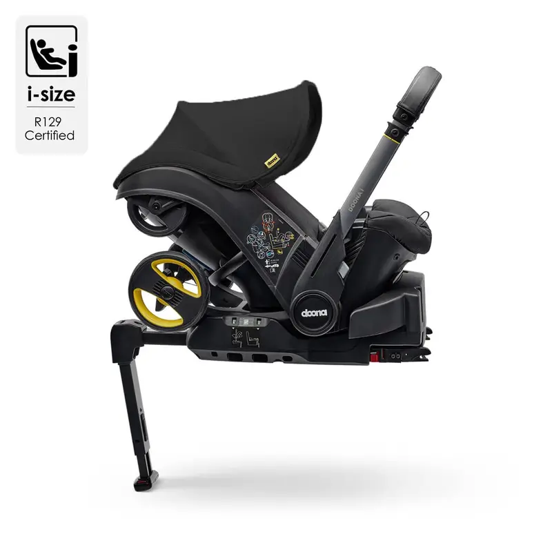 Doona I Infant Car Seat Stroller & I Isofix Base Nitro Black 2