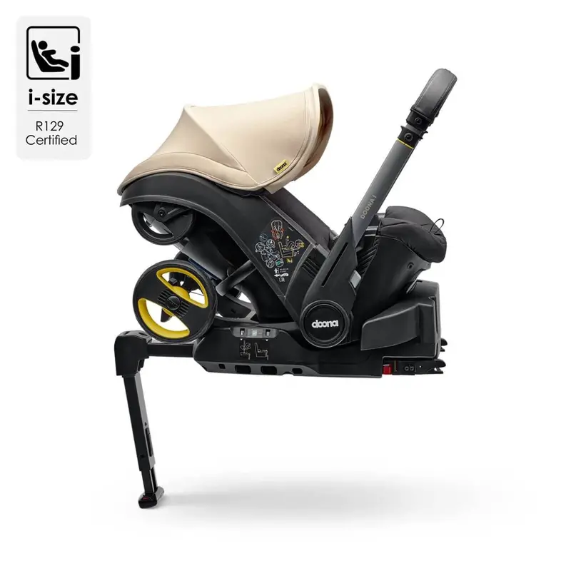 Doona I Infant Car Seat Stroller & I Isofix Base Sahara Sand 2