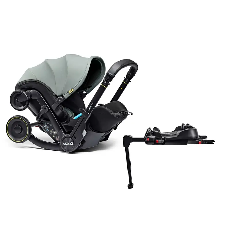 Doona X Infant Car Seat Stroller & X Isofix Base Dusty Sage 1