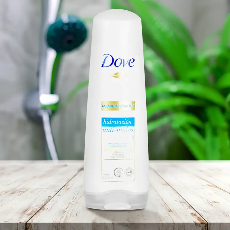 Dove Acondicionador Hidratación Anti Nudos, 350 Ml 2