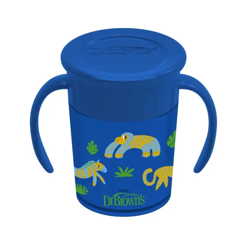 Dr. Brown's 360 Spoutless Transition Cup 300Ml - Blue 1