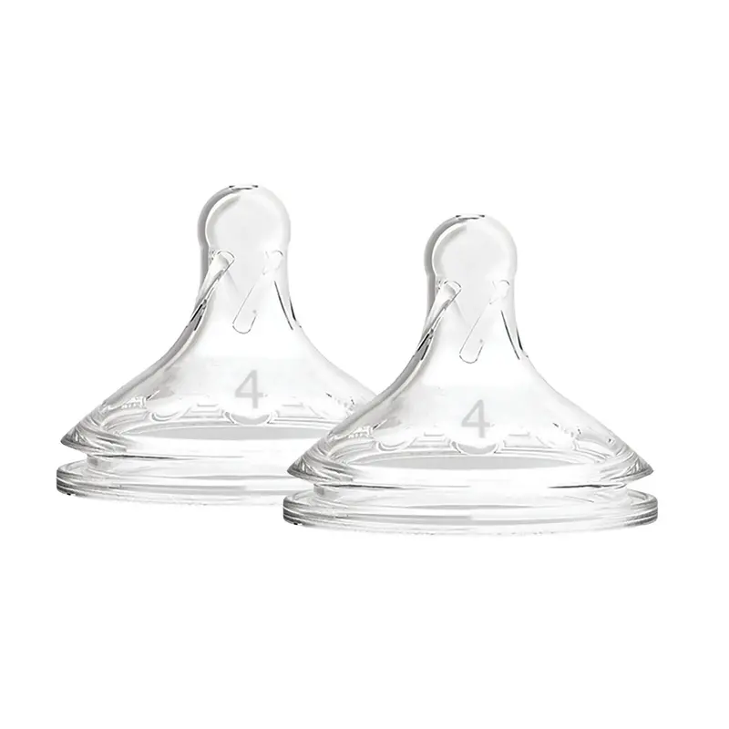 Dr. Brown's Options+ Baby Bottle Teats Level 4 Wide Neck 9+ Months Pack Of 2 2