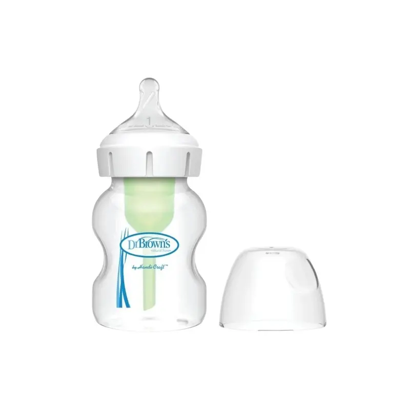 Dr. Brown's Options+ Wide Neck Anti-Colic Glass Bottle 150Ml 1