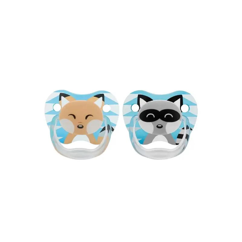 Dr. Brown's Prevent Soothers Animal Faces 0-6 Months Assorted - Blue 1