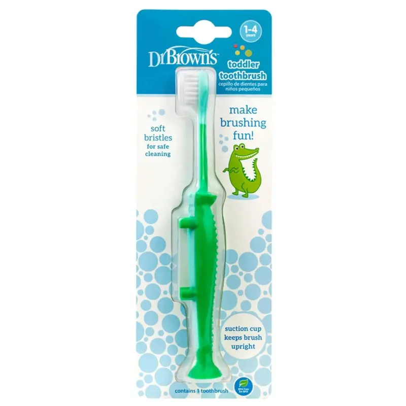 Dr. Brown's Toddler Toothbrush Crocodile 1-4 Years 1