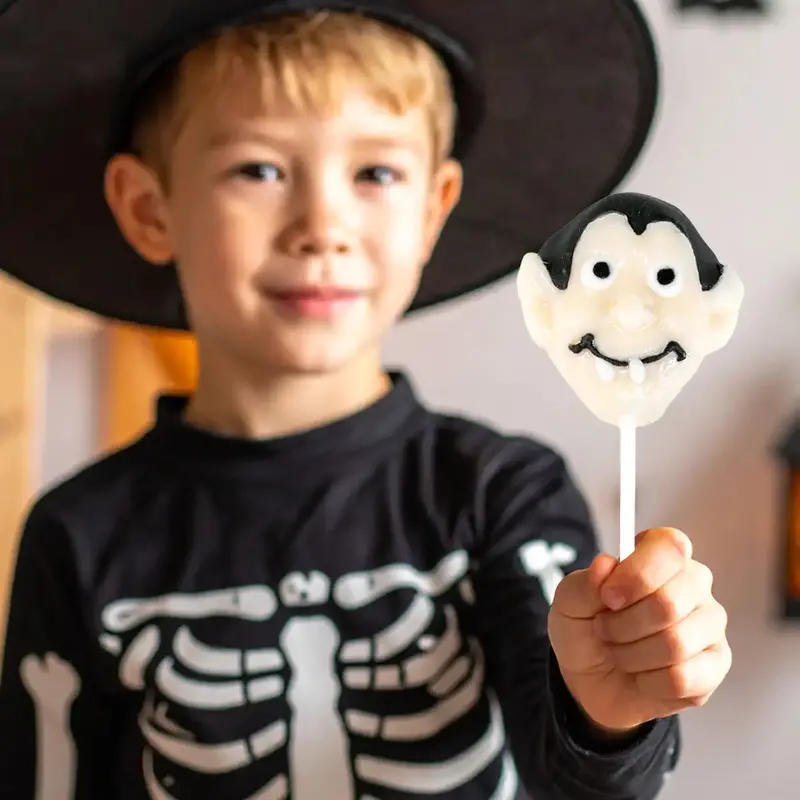 Drácula, Paleta De Caramelo, Halloween, 30 Gr 1