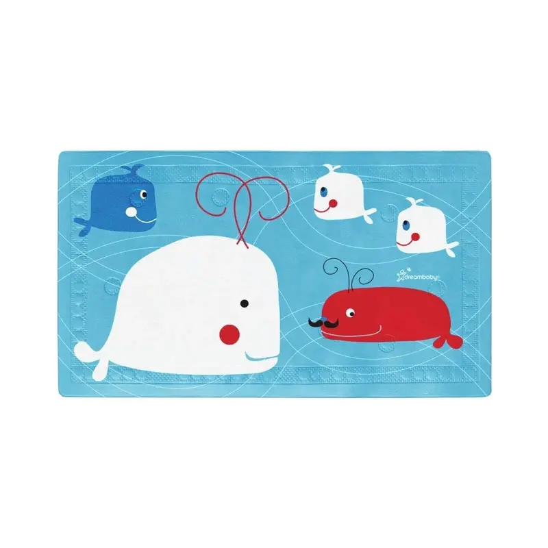 Dreambaby Non-Slip Bath Mat - Whales Design 1