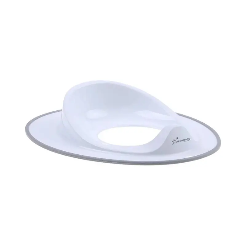 Dreambaby Toilet Topper With Grey Trim - White 1