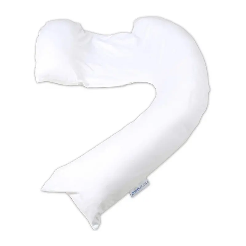 Dreamgenii Support And Feeding Pillow - White Cotton Jersey 1