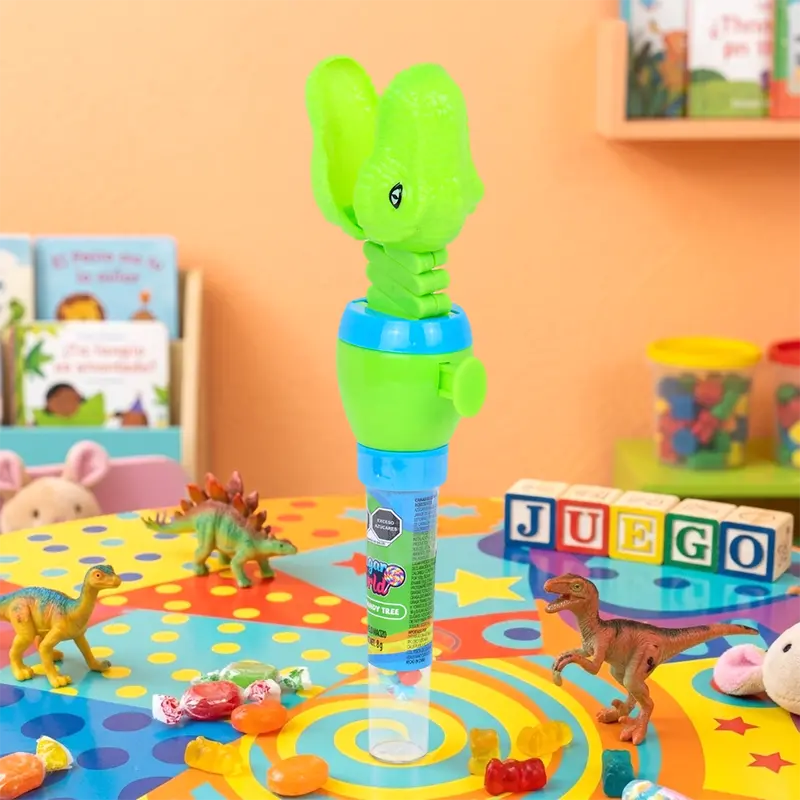 Dulce Con Juguete, Dinosaurio, Color Verde 1