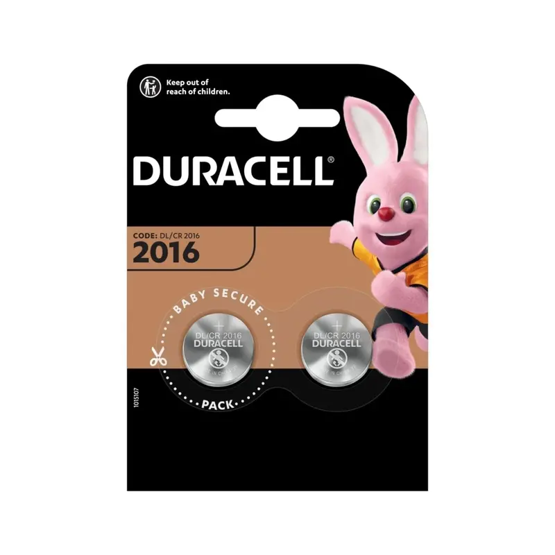 Duracell Electronics 2016 Lithium Coin Battery 2 Pcs 1