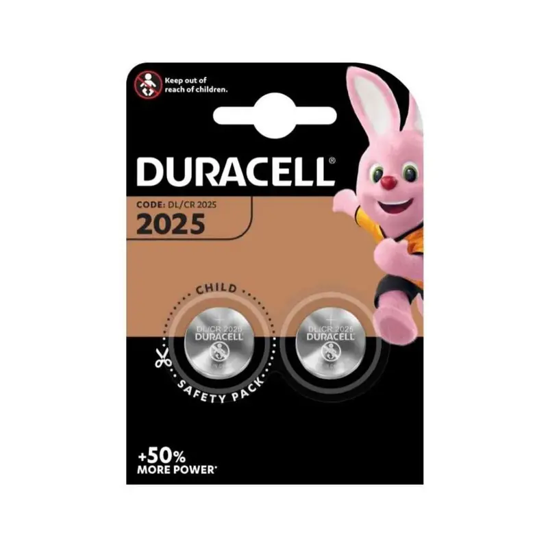 Duracell Electronics 2025 Lithium Coin Battery 2 Pcs 1