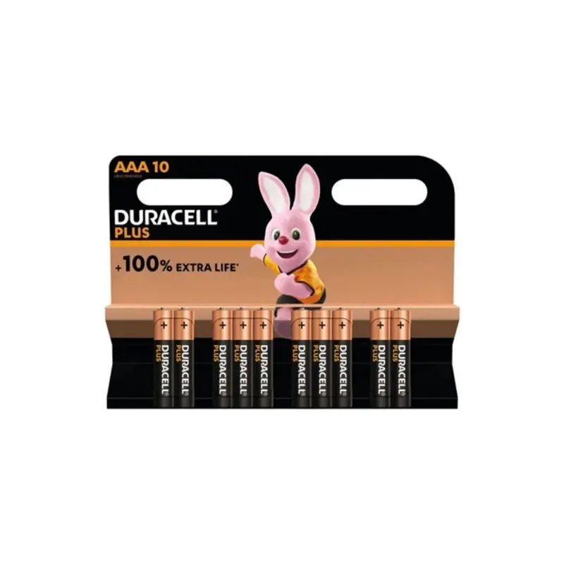 Duracell Plus Aaa Alkaline Batteries 10 Pcs 1