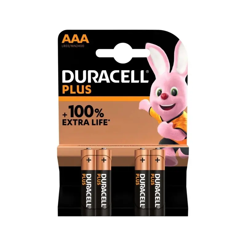 Duracell Plus Aaa Alkaline Batteries 4 Pcs 1