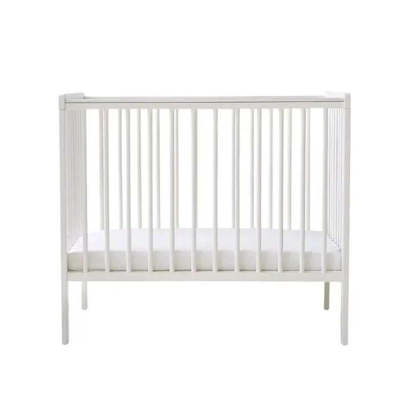 East Coast Space Saver Cot With Mattress Bundle - White 2