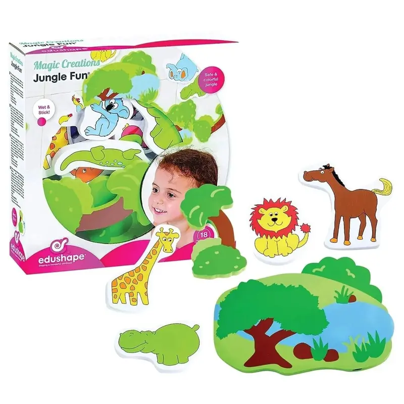 Edushape Bathtime Magic Creations - Jungle Fun 1