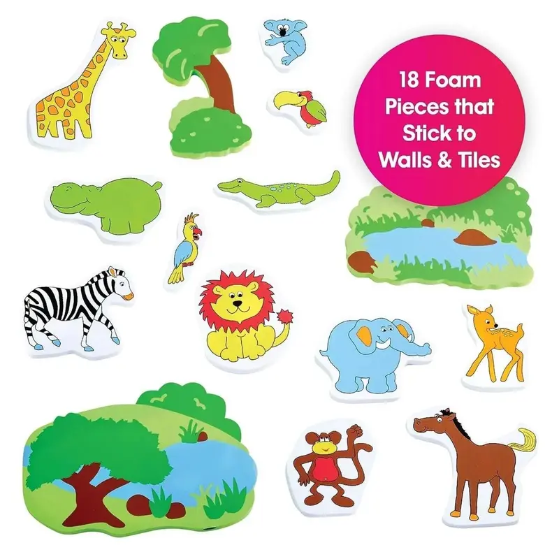 Edushape Bathtime Magic Creations - Jungle Fun 2
