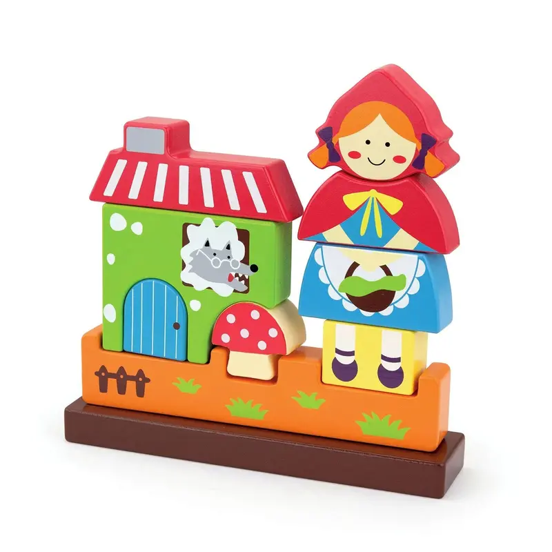Edushape Red Riding Hood Magnetic Blocks 1