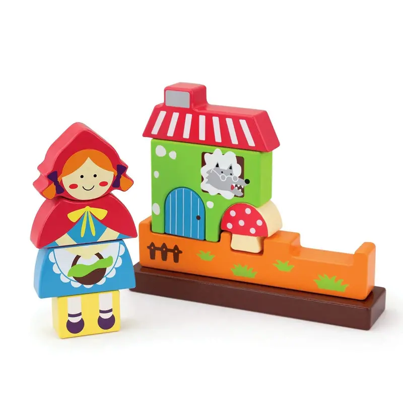 Edushape Red Riding Hood Magnetic Blocks 2