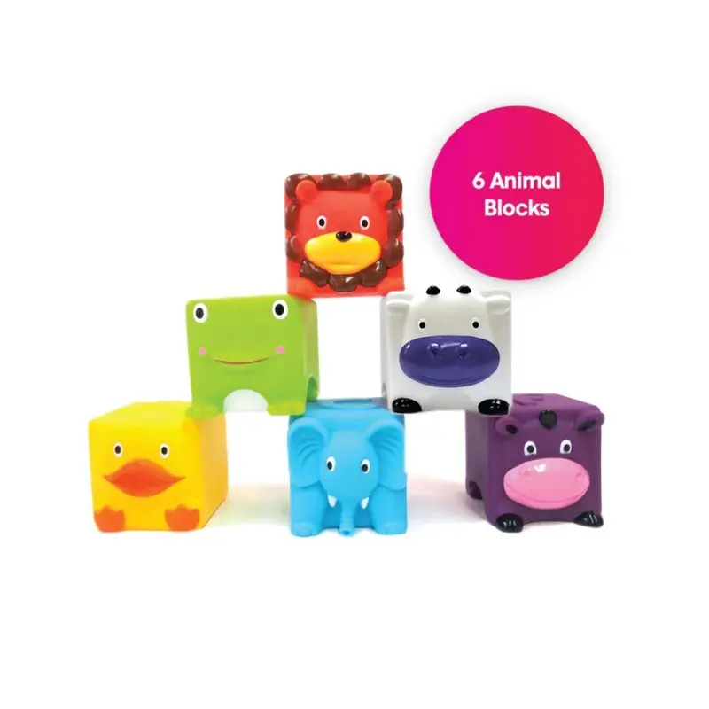 Edushape Soft & Squeezy Critter Blocks 2