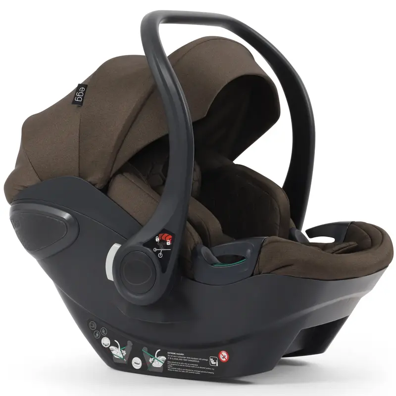 Egg Shell I-Size Car Seat In Chocolate Velvet 2
