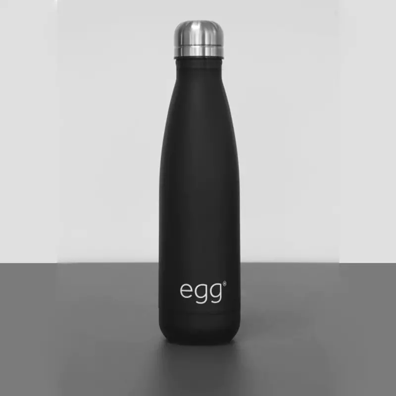 Egg2 Water Bottle In Matte Black 1